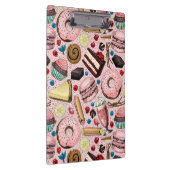 ピンクの甘いお菓子 クリップボード (右)