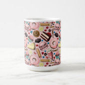ピンクの甘いお菓子 コーヒーマグカップ (中央)