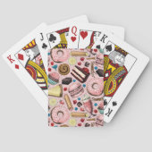 ピンクの甘いお菓子 トランプ (裏面)