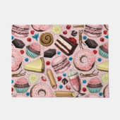 ピンクの甘いお菓子 ドアマット (正面)