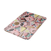 ピンクの甘いお菓子 バスマット (アングル)