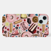 ピンクの甘いお菓子 iPhoneケース (裏面横)