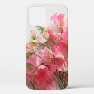 ピンクの甘いピーの花束 iPhone 12 PROケース