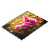 ピンクの生き物 ノートブック (左側)