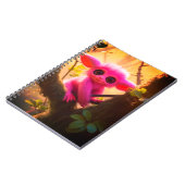 ピンクの生き物 ノートブック (左側)