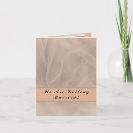 ピンクの生地のテクスチャプリント 招待状