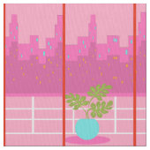 ピンクの生地のレトロ ファブリック (クローズアップ)