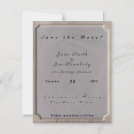 ピンクの生地テクスチャプリント - 任意の色 セーブザデート