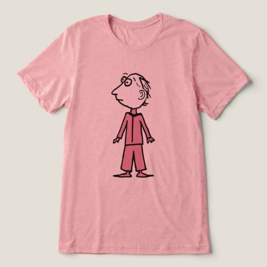 ピンクの男の子 トライブレンドTシャツ (デザイン正面)