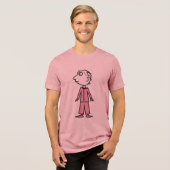ピンクの男の子 トライブレンドTシャツ (正面全面)