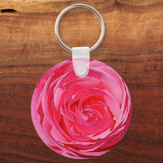 ピンクの登山は上がりました キーホルダー (正面)