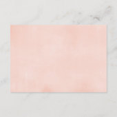 ピンクの白いフローラブックリクエストのエンクロージャカード エンクロージャーカード (裏面)