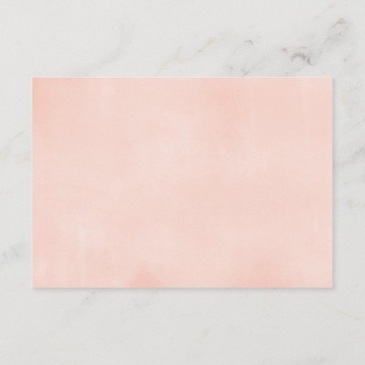 ピンクの白いフローラブックリクエストのエンクロージャカード エンクロージャーカード (裏面)