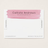 ピンクの白い水の色ブラシストロークブレスレットディスプレイ (正面)