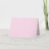 ピンクの白い花のアーチ 中国 結婚式 ダブル喜び サンキューカード (裏面)