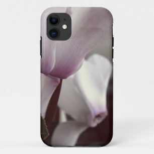 ピンクの白い花フォトiPhone SE + iPhone 5/5S 11 ケース
