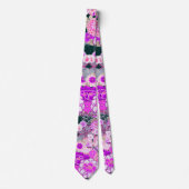 ピンクの白い花牡丹,バラ日本のフローラNec ネクタイ (正面)