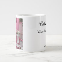 ピンクの白い花籠 – Martha's Vineyard