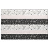 ピンクの白く黒い水彩画の水玉模様 ファブリック (ファットクウォーター)