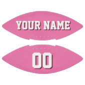 ピンクの白と茶色のフットボカスタムール アメリカンフットボール (パネル)