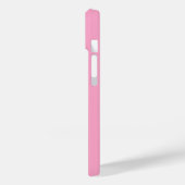 ピンクの白エレガント書文字のスクリプト名 Case-Mate iPhoneケース (裏面 / 左)