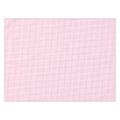 ピンクの白市松模様にいチェックパモダンターン テーブルクロス (正面(横))