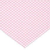 ピンクの白市松模様にいチェックパモダンターン テーブルクロス (アングル)