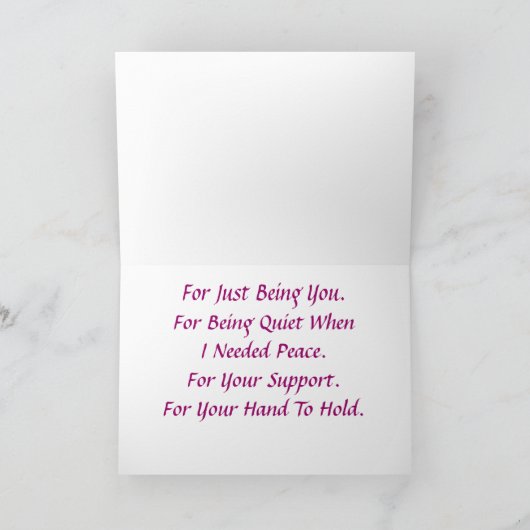 ピンクの白鳥との乳癌のサンキューカード サンキューカード (内部)