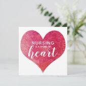 ピンクの看護はバレンタインのハートだ シーズンカード (スタンド正面)