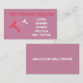 ピンクの真実の名刺 名刺 (正面/裏面)