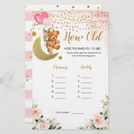 ピンクの真珠の赤ちゃんシャワーどのように両親だった