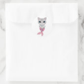 ピンクの真珠Purrmaid ラウンドシール (バッグ)