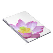 ピンクの睡蓮のノート ノートブック (右側)