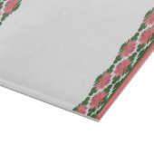 ピンクの睡蓮ガラス切り盤 カッティングボード (角)