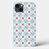 ピンクの睡蓮、ドラゴンフライiPadケース – メイトのケース Case-Mate iPhoneケース (裏面)
