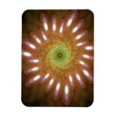 ピンクの石けんの泡(抽象芸術) マグネット (縦)