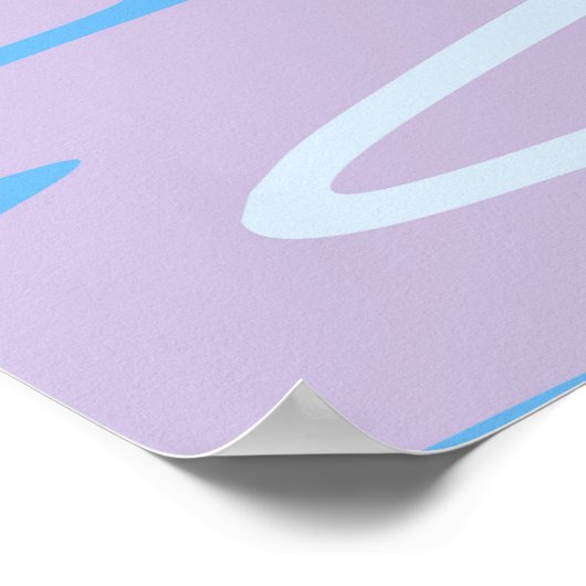 ピンクの砂と熱帯ビーチの海の風景， b ポスター (角)