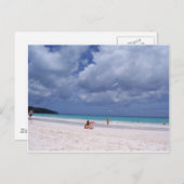 ピンクの砂浜 ポストカード (正面/裏面)