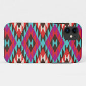 ピンクの砂漠のネイティブアメリカンパターンiPhone4場合 Case-Mate iPhoneケース (裏面(横))