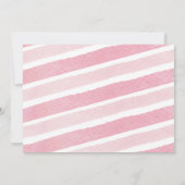 ピンクの私たちはアイスクリームを叫ぶ フォー アイスクリーム 4歳の誕生日写真 招待状 (裏面)