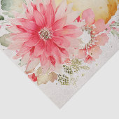 ピンクの秋のカボチャと花の秋デコパージュ 薄葉紙 (詳細)