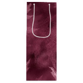 ピンクの秋紅葉 ワインギフトバッグ (正面)