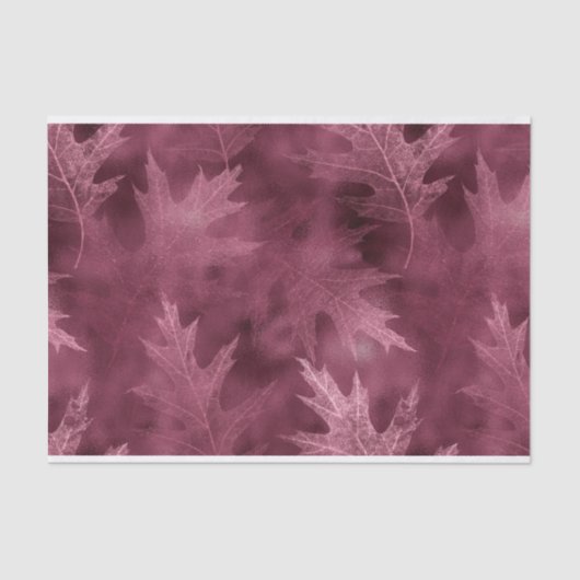 ピンクの秋紅葉 薄葉紙 (正面)