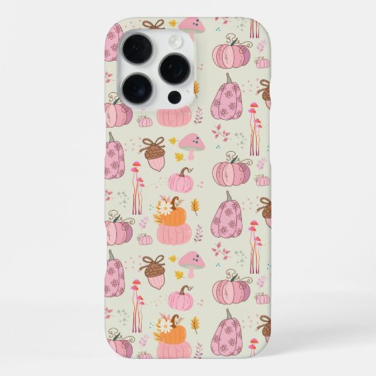 ピンクの秋 iPhoneケース (裏面)