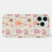  ピンクの秋 iPhoneケース (裏面横)