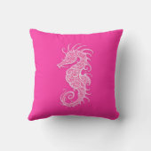 ピンクの種族のタツノオトシゴ クッション (裏面)