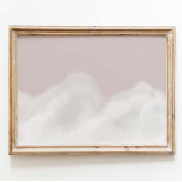 ピンクの空のヴィンテージポスター ポスター