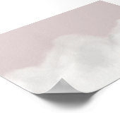 ピンクの空のヴィンテージポスター ポスター (角)