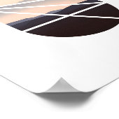 ピンクの空 |抽象芸術写真ポスター ポスター (角)