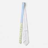 ピンクの笑うゾウ ネクタイ (裏面)